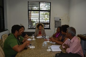Reunião com representante da Fundação Cultural Palmares e Agente de Pastoral Negro